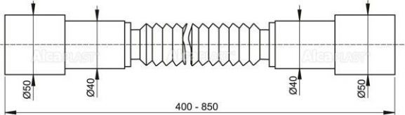 Гибкое соединение AlcaPlast A72