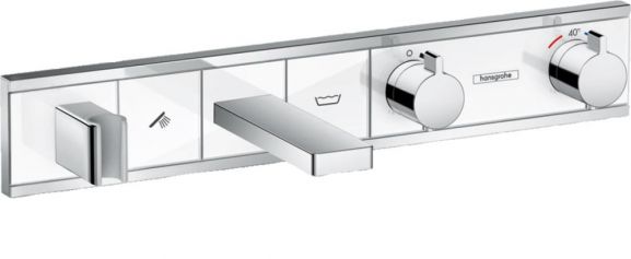 Термостат Hansgrohe RainSelect 15359400 для ванны и душа на 2 выхода скрытый монтаж