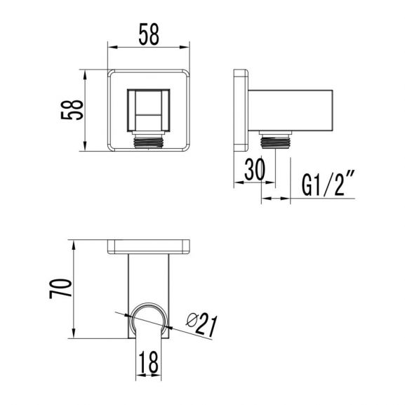 Шланговое подключение Lemark LM4585С