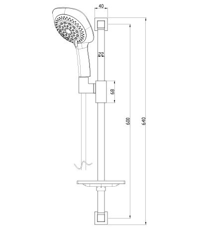 Душевая стойка Lemark LM8068C