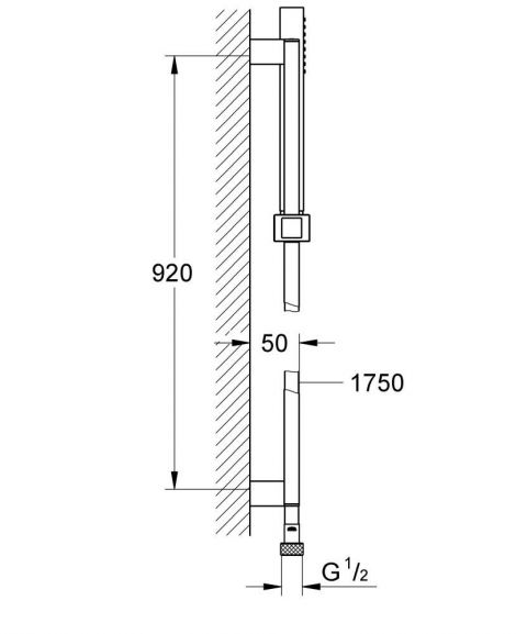 Душевая стойка Grohe Euphoria Cube 27700000 90