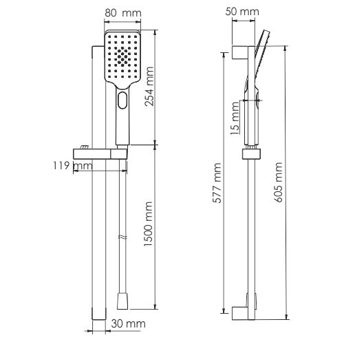 Душевая стойка WasserKRAFT A145