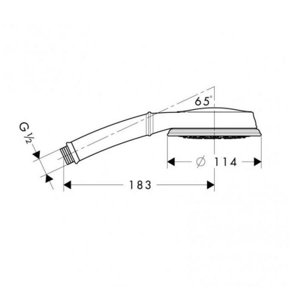 Душевая лейка Hansgrohe Croma Classic 28539000