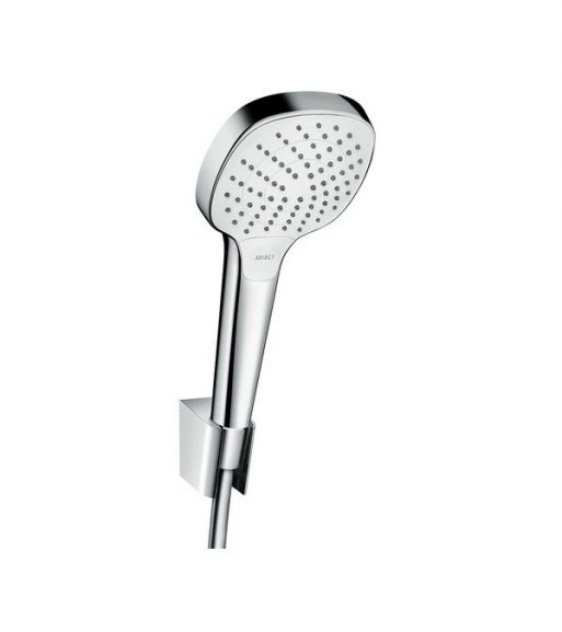 Душевая лейка Hansgrohe Croma Select E Vario 26425400 с держателем и шлангом