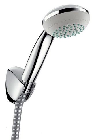 Душевая лейка Hansgrohe Crometta 85 с держателем и шлангом