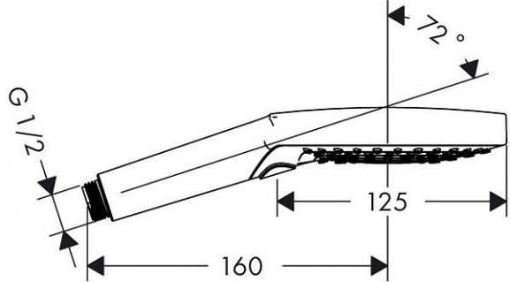 Душевая лейка Hansgrohe Raindance Select S 120 26530400