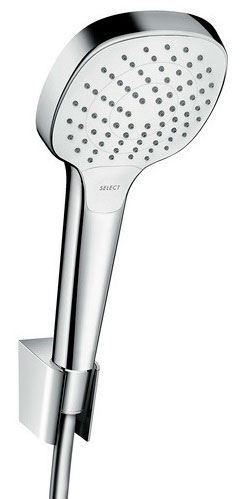 Душевая лейка Hansgrohe Croma Select E 26413400 с держателем и шлангом