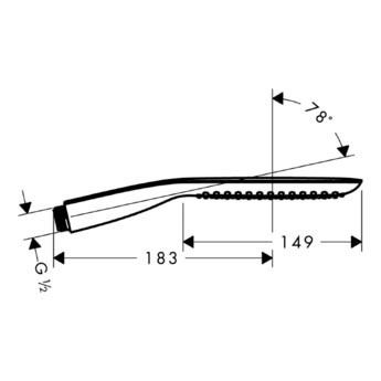 Душевая лейка Hansgrohe PuraVida 120