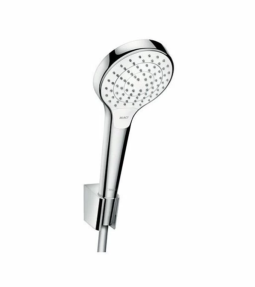 Душевая лейка Hansgrohe Croma Select S Vario 26411400 с держателем и шлангом 160см хром_0