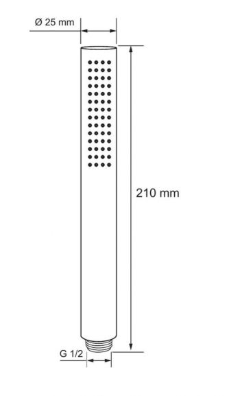 Душевая лейка Aquanet AF000-14B