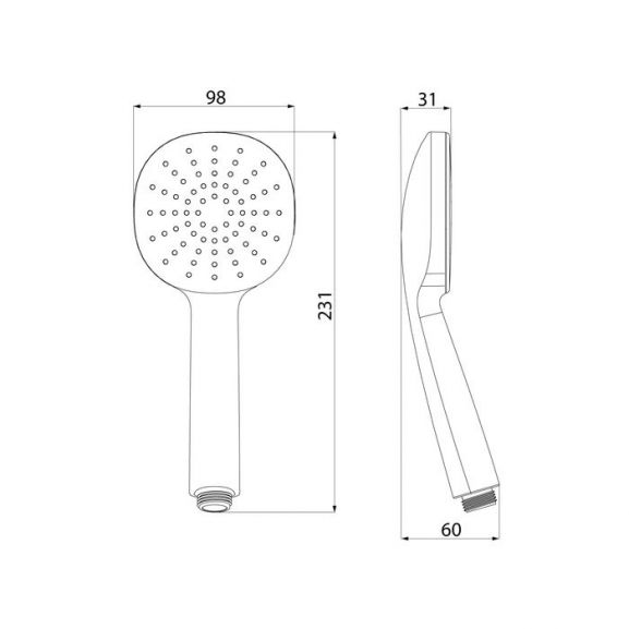 Душевая лейка Iddis Optima Home OPH1FG9i18