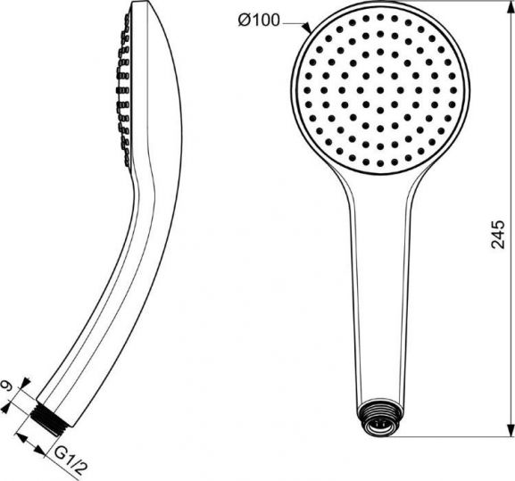 Душевая лейка Ideal Standard IdealRain B9402XG