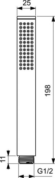 Душевая лейка Ideal Standard IdealRain BC774XG