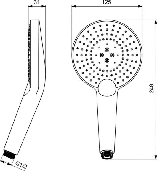 Душевая лейка Ideal Standard IdealRain B1759AA