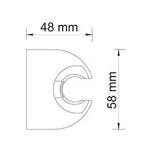 Держатель для душевой лейки WasserKRAFT A009