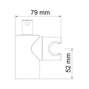 Держатель для душевой лейки WasserKRAFT A013