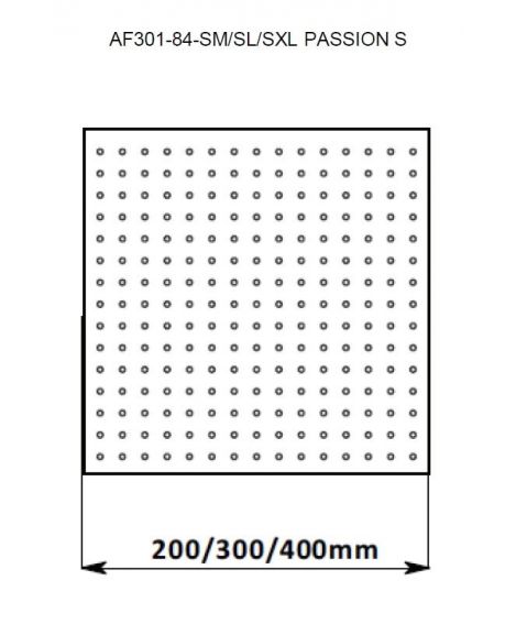 Верхний душ Aquanet Passion S AF301-84-SM M-size