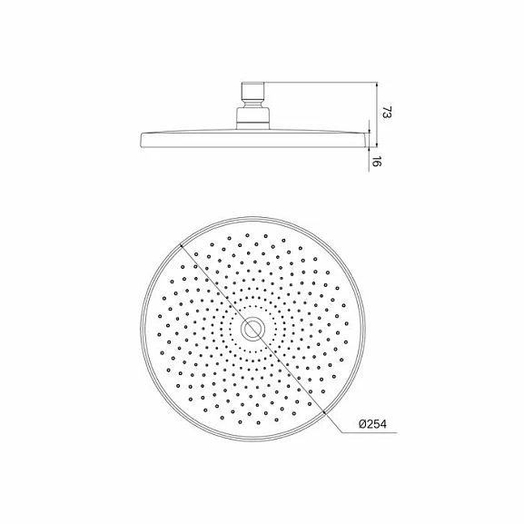 Верхний душ Iddis Optima Home OPH25CPi64 круглый, хром_1