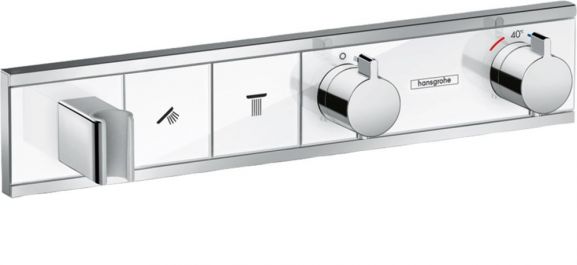 Термостат Hansgrohe RainSelect 15355400 для ванны и душа на 2 выхода скрытый монтаж