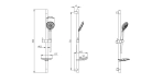 Комплект для ванной 3 в 1 Aquatek Вега AQ1030CR_3