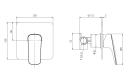 Комплект для ванной 3 в 1 Aquatek Вега AQ1076CR_1