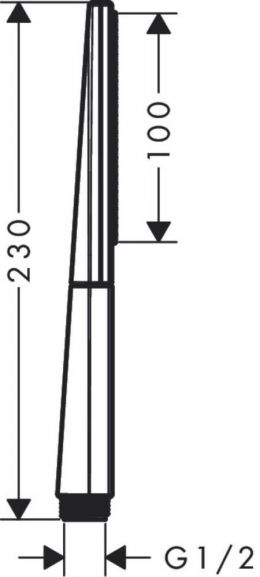 Душевая лейка Hansgrohe Rainfinity 100 26866000