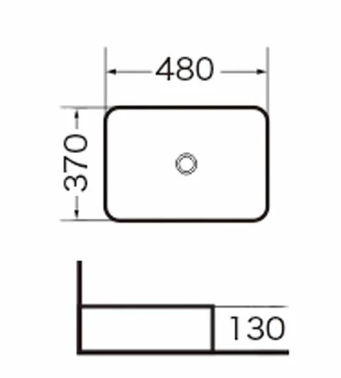 Накладная раковина Grossman GR-3016 48*37 (приобретается в комплекте с тумбой Grossman)_1