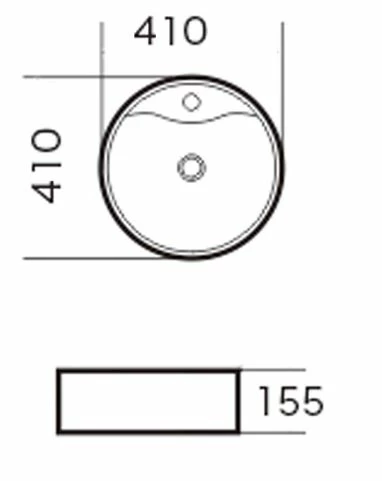 Накладная раковина Grossman GR-3012 41*41 (приобретается в комплекте с тумбой Grossman)_1